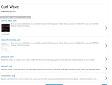 Tablet Screenshot of curlwave.blogspot.com