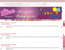 Tablet Screenshot of linaatividadespedagogicas.blogspot.com