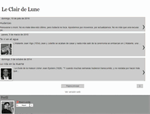 Tablet Screenshot of leclairdelune.blogspot.com