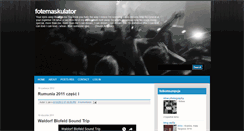 Desktop Screenshot of fotemaskulator.blogspot.com