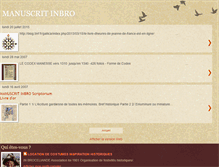 Tablet Screenshot of manuscritinbro.blogspot.com