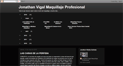 Desktop Screenshot of jonathanvigalmaquillaje.blogspot.com