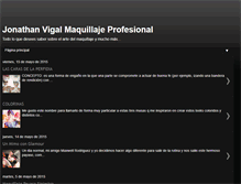 Tablet Screenshot of jonathanvigalmaquillaje.blogspot.com