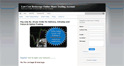Desktop Screenshot of lowestbrokerage.blogspot.com