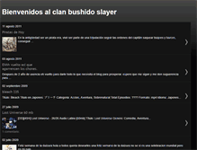 Tablet Screenshot of bushido-slayer.blogspot.com