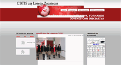 Desktop Screenshot of cbtis215loreto.blogspot.com