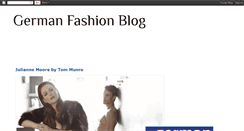 Desktop Screenshot of germanfashionblog.blogspot.com