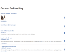 Tablet Screenshot of germanfashionblog.blogspot.com