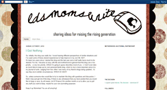 Desktop Screenshot of ldsmomsunite.blogspot.com