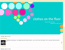 Tablet Screenshot of clothesonthefloor.blogspot.com
