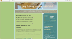 Desktop Screenshot of felicity-wishes.blogspot.com