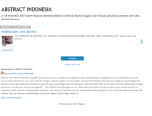 Tablet Screenshot of abstractindonesia.blogspot.com