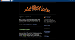 Desktop Screenshot of notasdiscordantes.blogspot.com