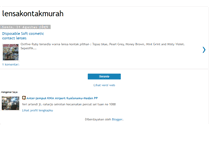 Tablet Screenshot of lensakontakmurah.blogspot.com