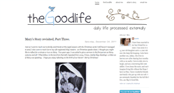 Desktop Screenshot of dawnsgoodlife.blogspot.com