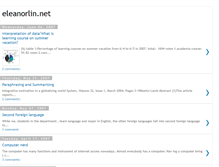 Tablet Screenshot of eleanorlin.blogspot.com