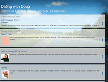 Tablet Screenshot of datingwithdoug.blogspot.com