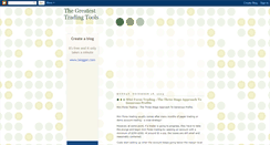 Desktop Screenshot of greatest-trading-tools.blogspot.com