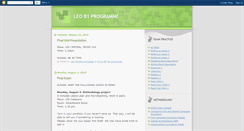 Desktop Screenshot of leo-b1-programme.blogspot.com