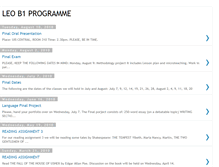 Tablet Screenshot of leo-b1-programme.blogspot.com