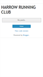 Mobile Screenshot of harrowrunningclub.blogspot.com