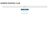 Tablet Screenshot of harrowrunningclub.blogspot.com