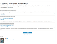 Tablet Screenshot of keepingkidsafe.blogspot.com