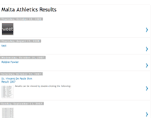 Tablet Screenshot of maltaathleticsresults.blogspot.com