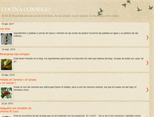 Tablet Screenshot of cocinaconmigoelblogdemarisol.blogspot.com