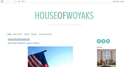 Desktop Screenshot of houseofwoyaks.blogspot.com