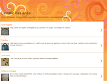 Tablet Screenshot of cenariodasartes.blogspot.com