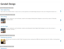Tablet Screenshot of gendalldesign.blogspot.com