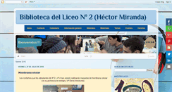 Desktop Screenshot of liceo2miranda.blogspot.com