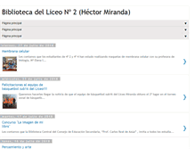 Tablet Screenshot of liceo2miranda.blogspot.com