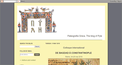 Desktop Screenshot of paleografia-greca.blogspot.com