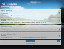 Tablet Screenshot of fred-ressources.blogspot.com
