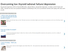 Tablet Screenshot of adrenalfailuredepression.blogspot.com