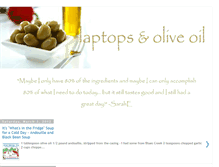 Tablet Screenshot of laptopsandoliveoil.blogspot.com