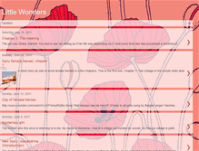 Tablet Screenshot of littlewonderfairies.blogspot.com