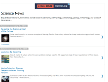 Tablet Screenshot of newsscience.blogspot.com