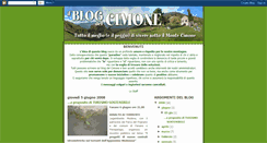 Desktop Screenshot of ilblogdelcimone.blogspot.com