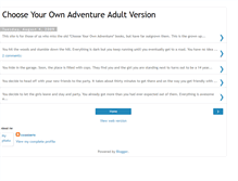 Tablet Screenshot of chooseyourowndrunkadventure.blogspot.com