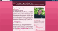 Desktop Screenshot of factbasedspiritguidedpath.blogspot.com