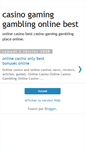 Mobile Screenshot of casinos-gaming-gambling-online-best.blogspot.com