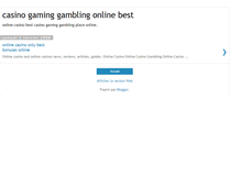 Tablet Screenshot of casinos-gaming-gambling-online-best.blogspot.com