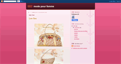 Desktop Screenshot of mode-feminin-lux.blogspot.com