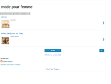 Tablet Screenshot of mode-feminin-lux.blogspot.com