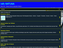 Tablet Screenshot of informasi-natuna.blogspot.com
