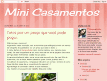 Tablet Screenshot of minicasamentos.blogspot.com