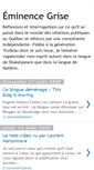 Mobile Screenshot of eminencegrisemontreal.blogspot.com